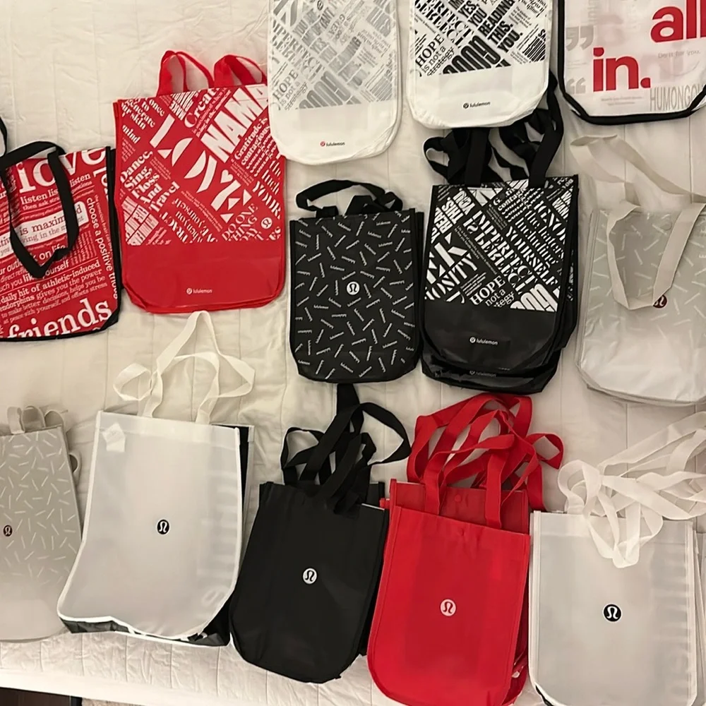 lululemon athletica | Bags | Read Description Lululemon Reusable Tote Bags  Many Colors And Sizes | Poshmark